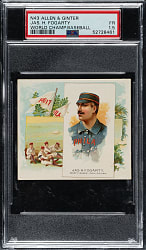1889 N43 Allen & Ginter Jas. H. Fogarty PSA FAIR 1.5
