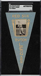1916 BF2 Ferguson Bakery Felt Pennant Dutch Leonard SGC Authentic