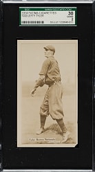 1914 T222 Fatima Cigarettes Lefty Tyler SGC GOOD 30