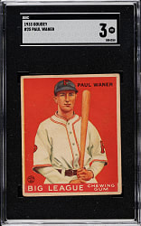 1933 R319 Goudey #25 Paul Waner SGC VG 3