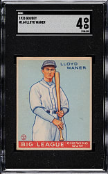 1933 R319 Goudey #164 Lloyd Waner SGC VG/EX 4