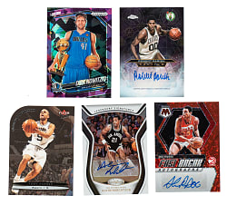 2003 to 2025 Topps, Panini, and Fleer Hall of Fame and Star Basketball Collection (7) Including Victor Wembanyama, Dirk Nowitzki, and Tony Parker