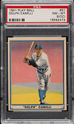 1941 R336 Play Ball #51 Dolph Camilli PSA NM-MT 8 (OC)