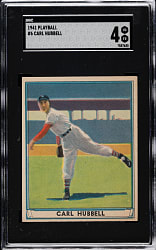 1941 R336 Play Ball #6 Carl Hubbell SGC VG/EX 4