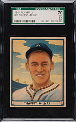 1941 R336 Play Ball #33 Happy Milnar SGC EX+ 70