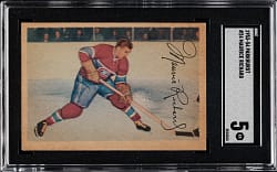 1953-1954 Parkhurst Hockey #24 Maurice Richard SGC EX 5