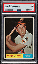 1961 Topps #10 Brooks Robinson PSA NM 7