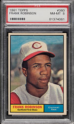 1961 Topps #360 Frank Robinson PSA NM-MT 8