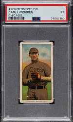 1909-1911 T206 White Border Carl Lundgren Chicago PSA POOR 1