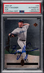 Signed 1994 Upper Deck SP Foil #18 Billy Wagner Rookie PSA/DNA GEM MINT 10