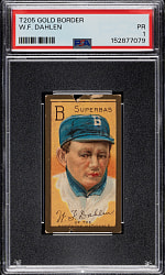1911 T205 Gold Border Bill Dahlen PSA POOR 1 - Cycle Back