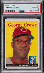 1958 Topps #12 George Crowe PSA NM-MT 8