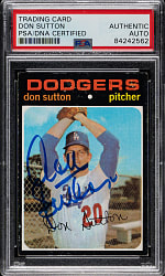 Signed 1971 Topps #361 Don Sutton  - PSA/DNA