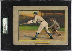 1911 T3 Turkey Red #104 Ed Lennox SGC Authentic