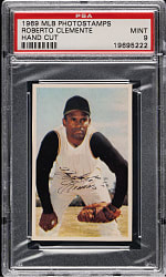 1969 MLB Photostamps Roberto Clemente PSA MINT 9