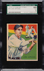 1934-1936 R327 Diamond Stars #95 Luke Appling SGC EX 60
