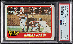 1965 Topps #134 Mickey Mantle's Clutch Home Run PSA VG 3