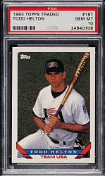 1993 Topps Traded #19T Todd Helton Rookie PSA GEM MINT 10
