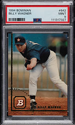1994 Bowman #642 Billy Wagner Rookie PSA MINT 9