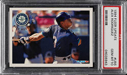 1994 Fleer Update #U86 Alex Rodriguez Rookie PSA GEM MINT 10