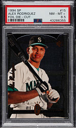 1994 Upper Deck SP Foil #15 Alex Rodriguez Die-Cut Rookie PSA NM-MT+ 8.5