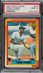 1990 Topps Tiffany #414 Frank Thomas Rookie PSA MINT 9