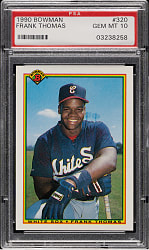 1990 Bowman #320 Frank Thomas Rookie PSA GEM MINT 10