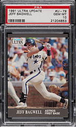 1991 Ultra Update #U-79 Jeff Bagwell Rookie PSA GEM MINT 10