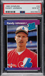 1989 Donruss #42 Randy Johnson Rookie PSA GEM MINT 10