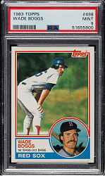 1983 Topps #498 Wade Boggs Rookie PSA MINT 9