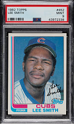 1982 Topps #452 Lee Smith Rookie PSA MINT 9