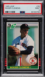 1985 Leaf #99 Roger Clemens Rookie PSA MINT 9