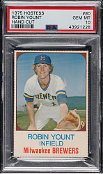1975 Hostess #80 Robin Yount Rookie PSA GEM MINT 10