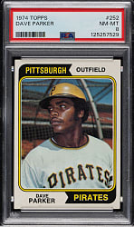1974 Topps #252 Dave Parker Rookie PSA NM-MT 8