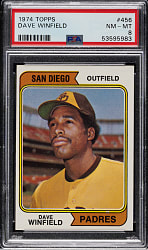 1974 Topps #456 Dave Winfield Rookie PSA NM-MT 8