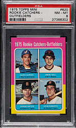 1975 Topps Mini #620 Gary Carter Rookie PSA NM-MT 8