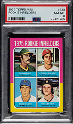 1975 Topps Mini #623 Keith Hernandez Rookie PSA NM-MT 8