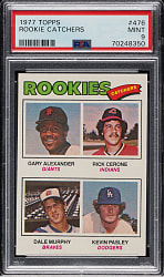 1977 Topps #476 Dale Murphy Rookie PSA MINT 9
