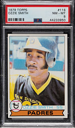 1979 Topps #116 Ozzie Smith Rookie PSA NM-MT 8