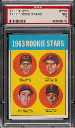 1963 Topps #228 Tony Oliva Rookie PSA NM 7