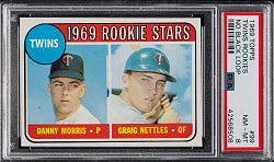 1969 Topps #99 Graig Nettles Rookie No Black Loop PSA NM-MT 8