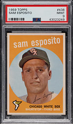 1959 Topps #438 Sam Esposito PSA MINT 9