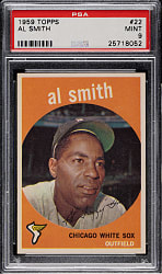 1959 Topps #22 Al Smith PSA MINT 9