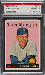 1958 Topps #365 Tom Morgan PSA NM-MT 8