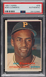 1957 Topps #76 Roberto Clemente PSA Authentic