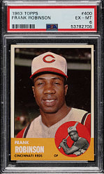 1963 Topps #400 Frank Robinson PSA EX-MT 6