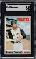 1970 Topps #350 Roberto Clemente SGC EX/NM 6