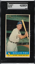 1959 Bazooka Nellie Fox SGC Authentic