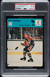1977-1979 Sportscaster Italy Hockey #77-10 Wayne Gretzky Rookie PSA NM-MT 8