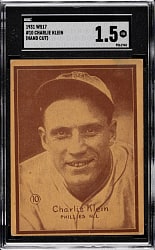1931 W517 #10 Charlie Klein SGC FAIR 1.5